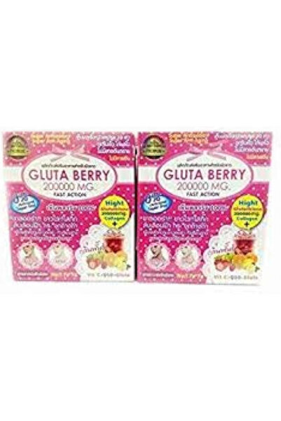 Gluta Berry 2Box 200000 Mg Drink Punch Skin Food Reduce Freckles Whitening Sk...