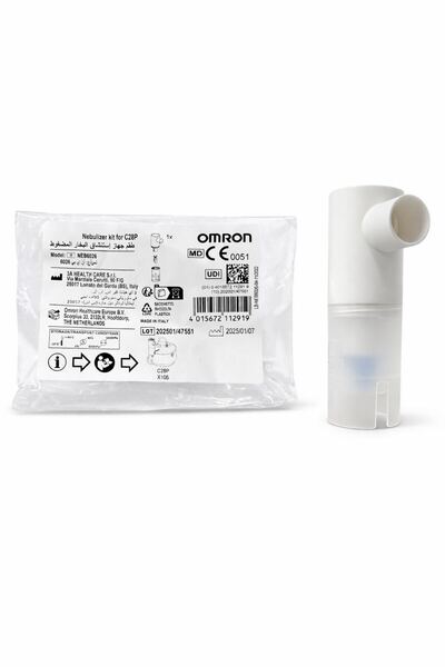 Omron C28P Uyumlu Nebülizatör Kiti – Orijinal İnhalasyon Haznesi ve Ağızlık Set