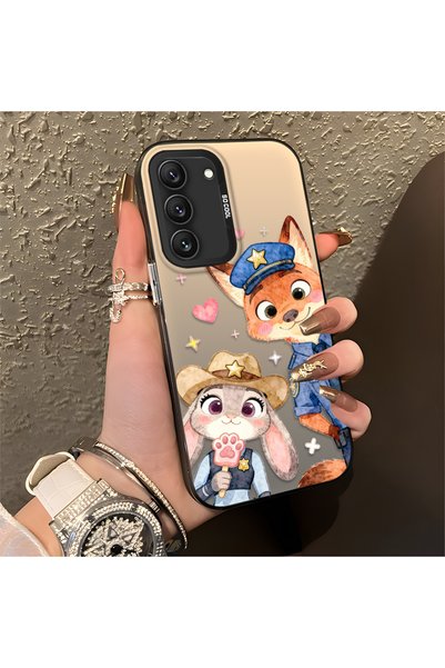 CASEVIBE غطاء هاتف فاخر وأنيق متوافق مع سامسونج جالاكسي S25 بلس بنمط كرتوني ع...