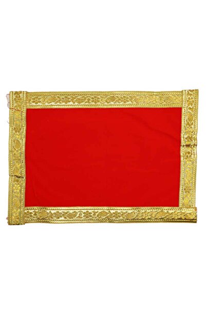 MADHOOR Pooja Velvet Seating Mat Asan Floor Cushion Mini (Model 500)