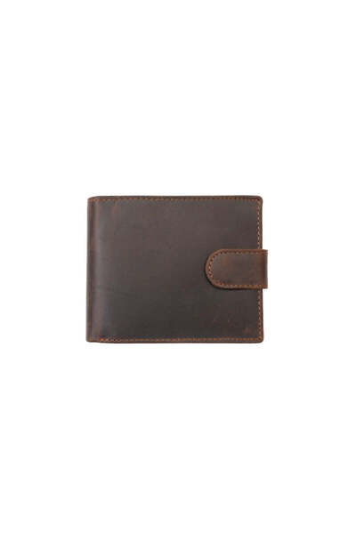 TORO NERO Men's wallet made of brown genuine leather POIL