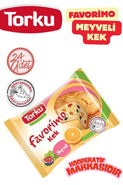 Torku FAVORİMO MEYVELİ KEK 35G * 24 ADET