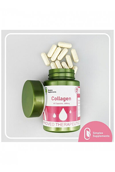 Simplee Supplements كبسولات سيمبلي كولاجين ٥٠٠ ملغ ٦٠ كبسولة