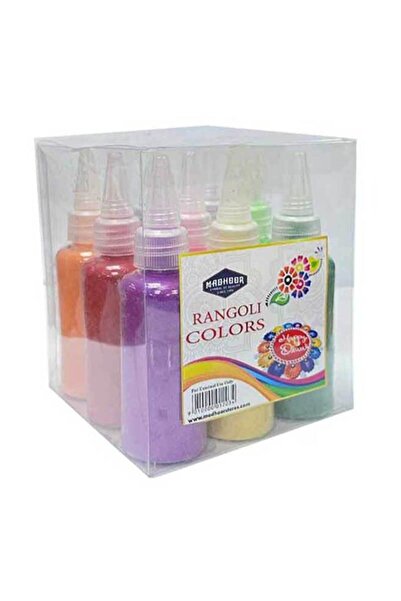 MADHOOR Rangoli Color Pouring Squeeze Bottles Set (9 Vibrant Colors)