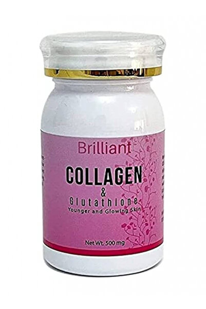 Brilliant Skin Collagen and Glutathione Tablets for Skin Care 60 Tablets