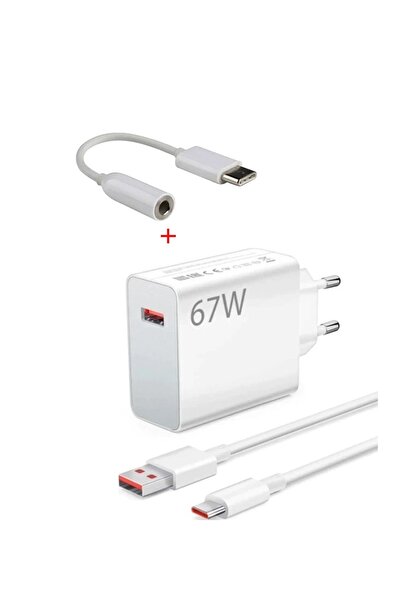 orjinalcim Power Redmi Uyumlu USB Type-C 6A 67W Hızlı Şarj Cihazı ve Kulaklık...