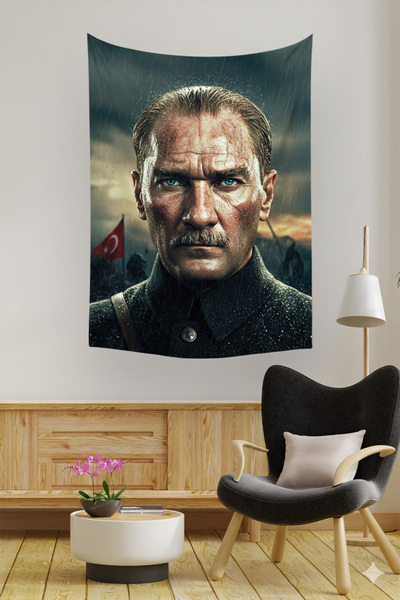 Vagonik Ataturk Wall Covering Carpet 70X100 100X150