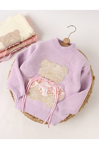 MiniKids Pulover Mohair, Anette, mov