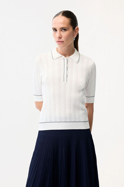 adL Erkek Yaka Triko Bluz