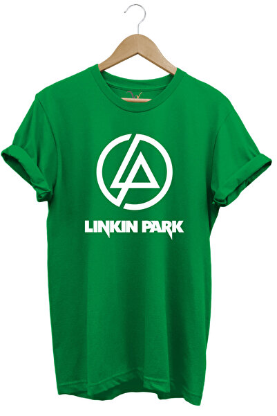 WİDİ Rock Metal Music Band Linkin Park Printed 100% Cotton Basic Regular Fit ...