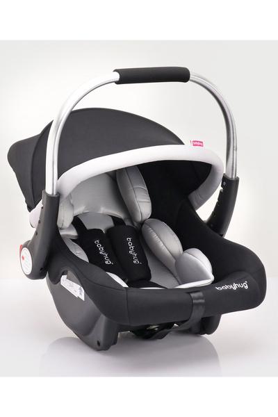 Babyhug Onyx Elite Car Seat And Carry Cot, Rocking Base, 3-Point Safety Harne...