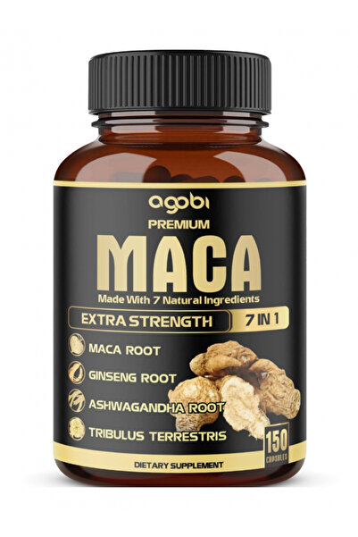 agobi ماكا إكسترا سترينث 7 في 1 ماكا وجينسنغ 150 كبسولة