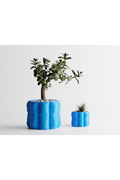 Sani Vază „Nice BIG” 152 x 152 x H120 mm - Cyan