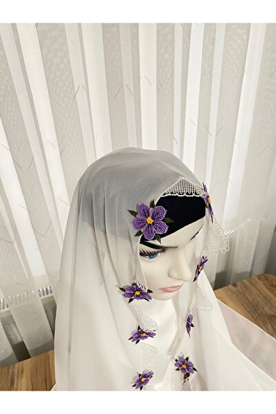 DEVSER Needlepoint Prayer Head Scarf