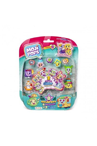 Moji Pops Set 8 figurine S2 cu Sclipici