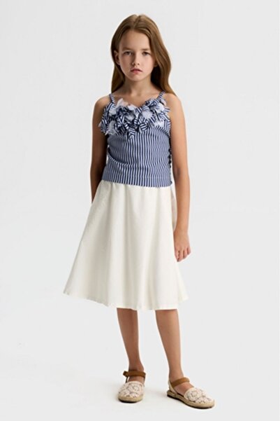 nk kids 31302 Mare Crop 8/14 Navy Blue/Dark Blue