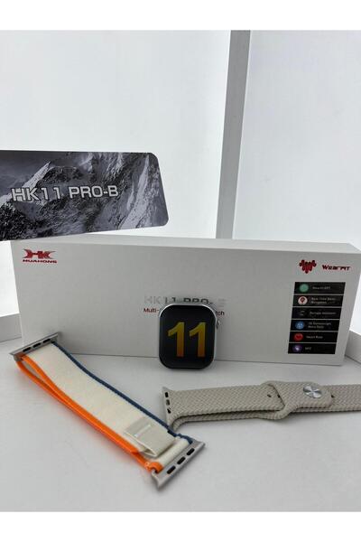 Lizbon HK11 Pro-B Çift Kordonlu Akıllı Saat