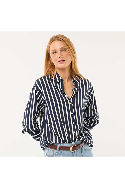 KIABI Flowing blouse BLUE