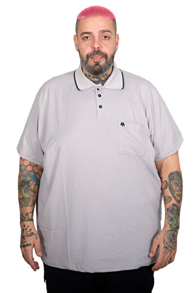 ModeXL Mode XL Large Size Men's Lycra Single Jersey Polo Neck T-Shirt with Po...