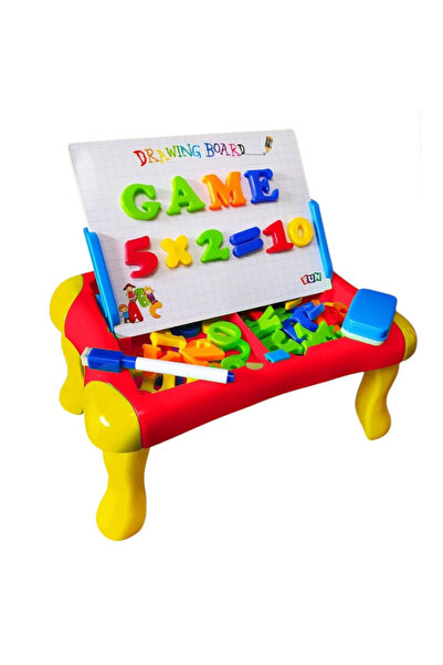 Creative World Toys Tablă magnetică cu picioare detașabile, 60 de piese, cu m...