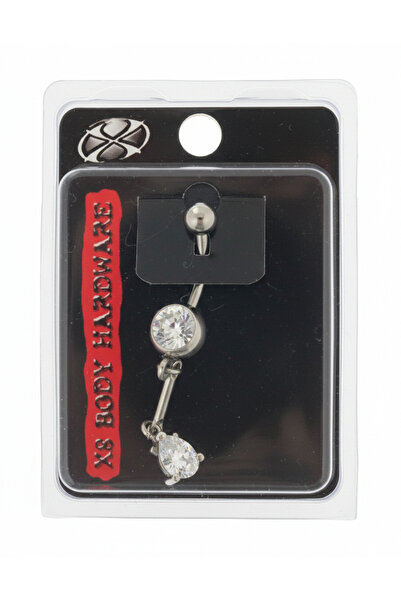 X8 BODY HARDWARE USA Navel Teardrop Crystal