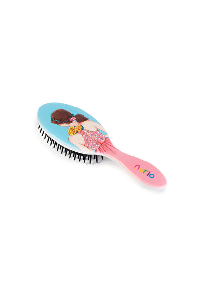 Nurio Perie de Par pentru Copii cu Fetita Albastru 16.5 cm -