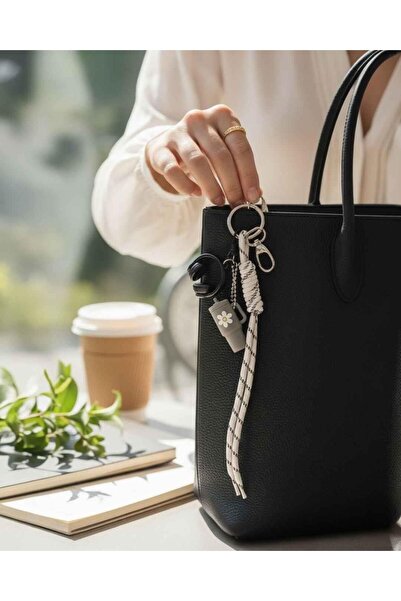 ROSSEV Charm Gray Thermos Figured Keychain - Bag Charm (Black Headphone Model)