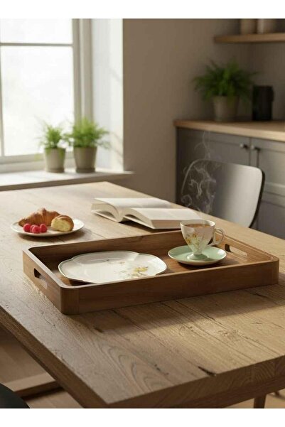 ROSSEV صينية أكاسيا مستطيلة الشكل 39×28 سم