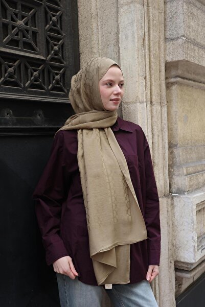 Şalland Na'i Pure D Desen Şal Gold