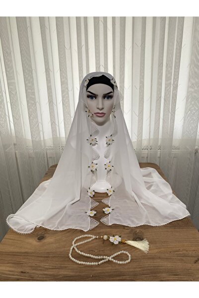 DEVSER Needlepoint Prayer Head Scarf