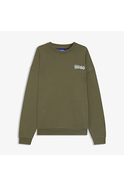 Hugo Boss Hugo Nyrocrew Erkek Haki Sweatshirt