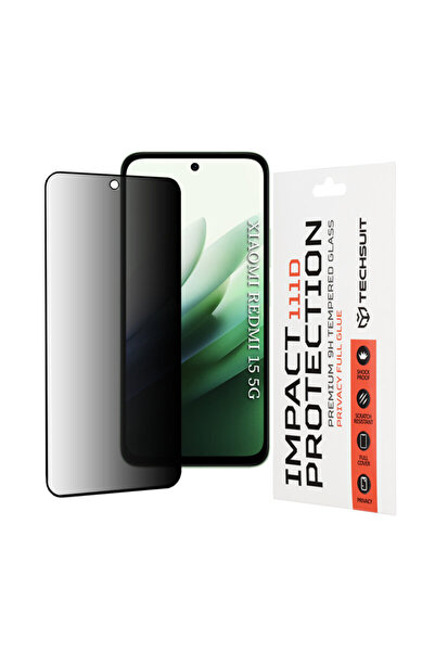 Techsuit Xiaomi Redmi 15 5G 111D Γυαλί με πλήρη κόλλα για προστασία προσωπικώ...