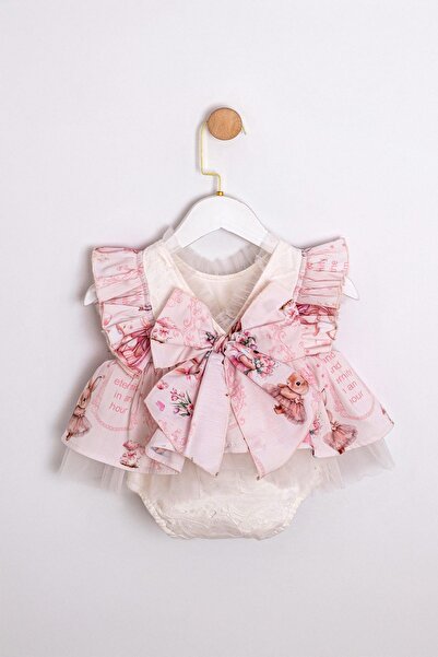 HAUSEkids بدلة نيكولاس للفتيات الصغيرات من 6 إلى 18 شهرًا - وردي