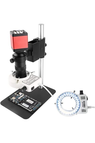 HPYTECH 🔬13MP HD 60FPS 130X Endüstriyel Mikroskop Kamera Seti 🔬 HDMI/VGA 🔬