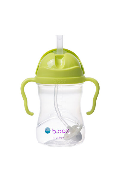 b.box Cup with straw, +6 months, 240 ml, Pineapple Green,