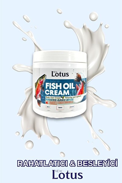 New Lotus Matic Fish Oil Cream – Nemlendirici & Ağrı Giderici Krem (Bel, Diz,...