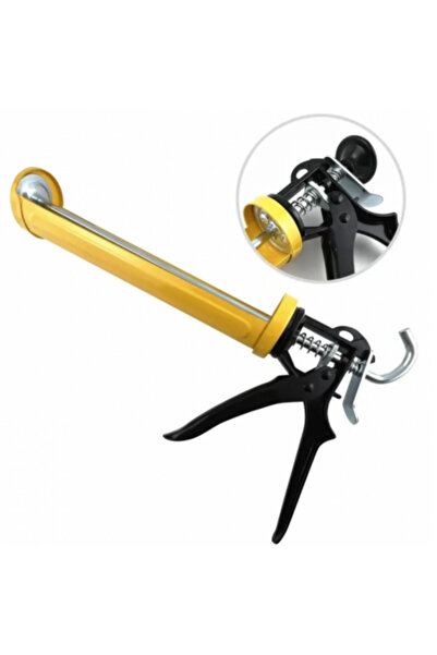 zola Silicone gun 290-310 ml, ratio 18:1, 360° frame, steel, 34.5x22 cm, yell...