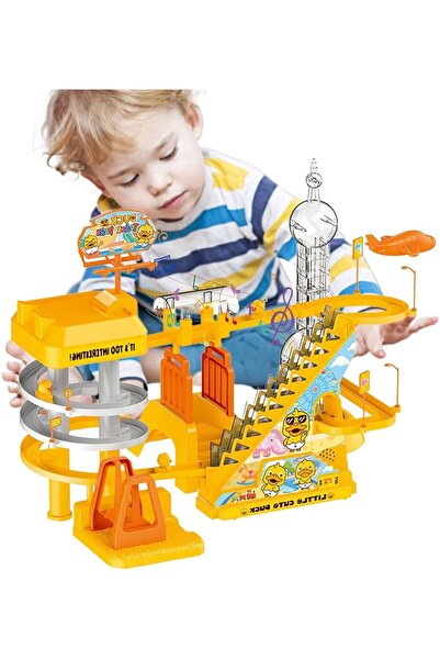 BC Dev boy 3 ördekli Dön Dolaş Ördek Oyunu Merdivenden Çıkıp Kaydıraktan Kaya...