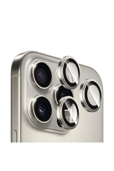 BLUEO Оригинално стъклено стъкло за iPhone 16 Pro, сапфирено кристално, титан