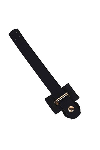 Ritzz غطاء حقيبة مغناطيسي من الجلد الصناعي الفاخر (ذهبي) - أسود