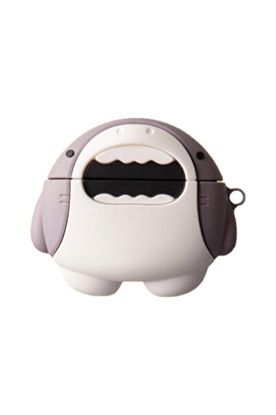 Mi7a Airpods 4. Nesil Uyumlu Shark Figürlü Koruyucu Kılıf