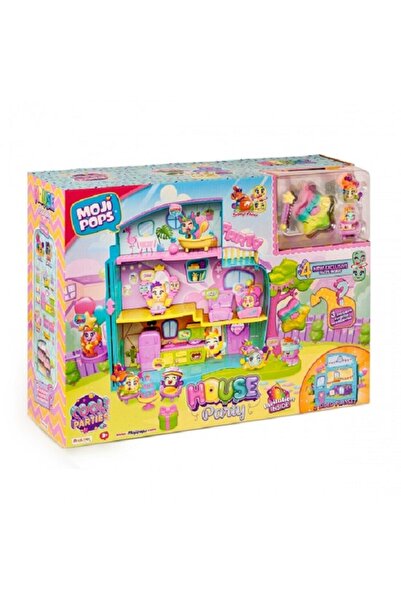 Moji Pops Set de joaca Casuta de Petreceri cu 2 figurine si accesorii House P...