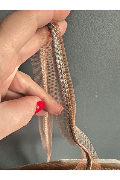 Gönülden Tasarım Embroidery Processing Brown Ribbon Sewing Accessory 1 Meter ...