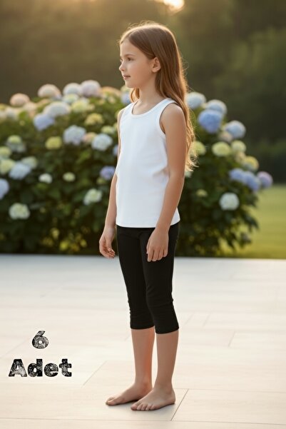 Katmirra 6-пакет памучни капри панталони за момичета