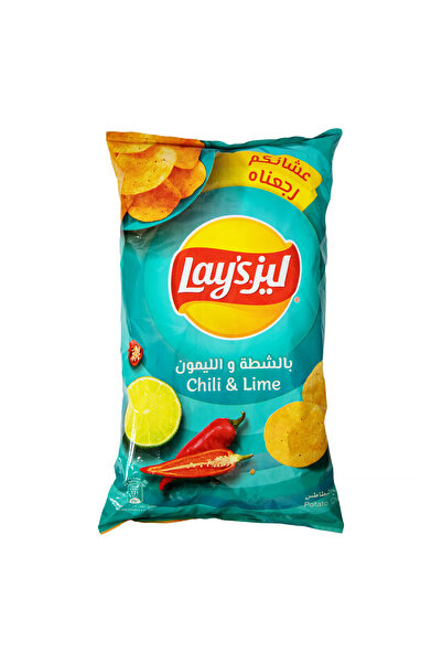 Lays Forno رقائق البطاطس بنكهة الفلفل الحار والليمون 165 غرام