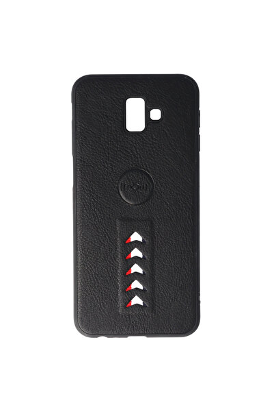 SEP TPU Leather Arrow Samsung Galaxy J6 Plus Case Black