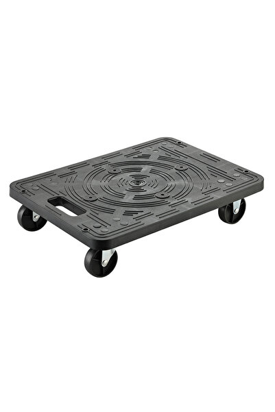 Lawazim Plastic Furniture Dolly 90kg - Low Profile with 4 Wheels & Non-Slip S...