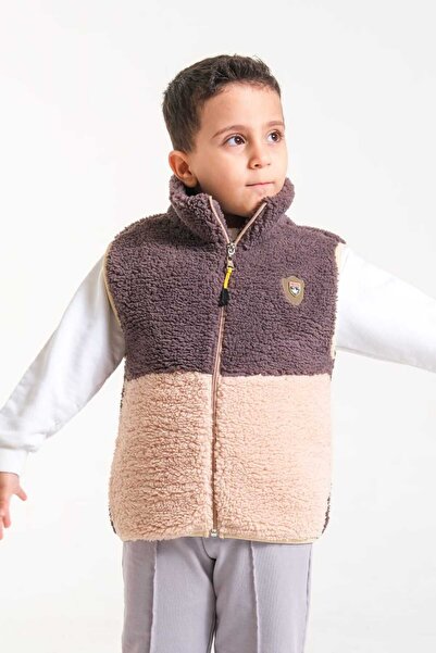 Classio Kids Festive Zippered Plush Vest