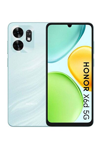 HONOR X6d ذاكرة وصول عشوائي 4 جيجابايت، سعة تخزين 256 جيجابايت، شريحتان، يدعم...