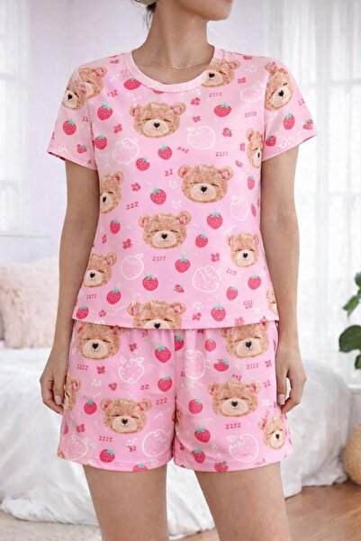 kuzey homewear Σετ κοντομάνικο σορτς Ryle Bear